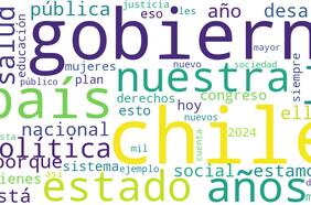 “Chile”, “gobierno” y “país”, las palabras más mencionadas por Boric en sus 151 minutos de última cuenta pública