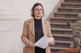 “No, menos con esto, la verdad”: ministra Vallejo rechaza una posible candidatura presidencial y habla sobre su embarazo