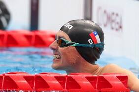 Abarza vuelve a competir y suma sólido triunfo en el Campeonato Nacional de paranatación