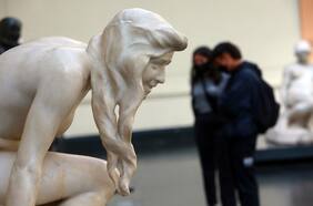 Una vista al Bellas Artes en pandemia: con hora agendada, ruta demarcada y solo dos salas