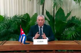 Presidente cubano cuestiona la cobertura de las protestas en la isla: “Lo que está viendo el mundo de Cuba es una mentira”