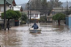 Estas son las 83 ciudades y zonas más amenazadas en Chile por posibles desbordes de ríos