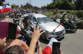 Tres salvas de honor, una bandera a Morel y una íntima despedida: el último adiós al expresidente Piñera en el Parque del Recuerdo