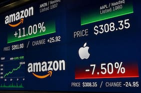 Amazon y Apple son el doble opuesto en Wall Street tras la presentación de sus resultados