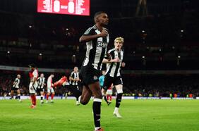 Copa de la Liga inglesa: Newcastle United da el primer golpe en la semifinal y acaba con el largo invicto del local Arsenal