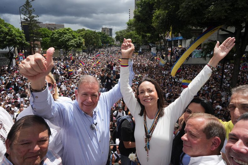 Maria Corina Machado and Edmundo Gonzalez