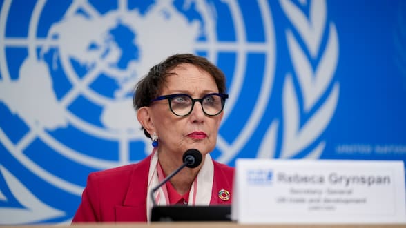 Rebeca Grynspan promete “una reformadora” si es elegida secretaria general de la ONU y Ucrania la cuestiona por reunión con Rusia