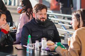 A la mesa con Gabriel Boric