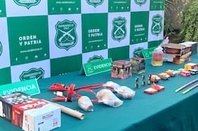 Carabineros incauta más de 15 mil unidades de fuegos artificiales previo a Año Nuevo