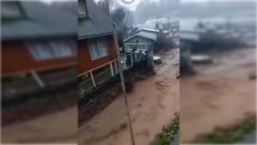 Alcalde de Corral afirma que el centro de la comuna “está prácticamente inundado” producto de fuertes lluvias