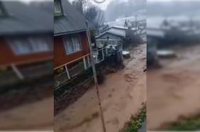 Alcalde de Corral afirma que el centro de la comuna “está prácticamente inundado” producto de fuertes lluvias