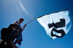 Así avanza la caravana con los campeones del mundo en Buenos Aires