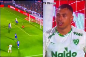 “¡La tenía que empujar y la sacó!”: el increíble gol abajo del arco que se pierde Iván Morales en Argentina