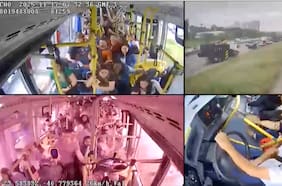 Pánico en Brasil: autobús sin frenos y lleno de pasajeros, choca más de 15 autos y deja varios heridos