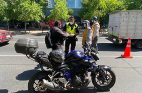 Transportes quintuplica fiscalización de motoristas: mayoría de multas es por falta de documentación