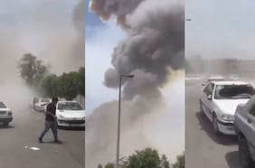 Incendio y explosión masiva en un puerto de Irán dejan al menos 516 heridos