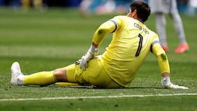 Thibaut Courtois abandona lesionado y entre lágrimas el duelo ante España en el Mundial