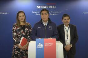 Senapred anuncia medidas preventivas ante llegada de sistema frontal frío a zona central del país