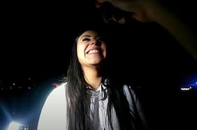 El impactante registro de una conductora riéndose después de atropellar y matar a dos personas