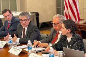 Marcel se reúne en EE.UU. con representantes de organizaciones internacionales y empresas locales