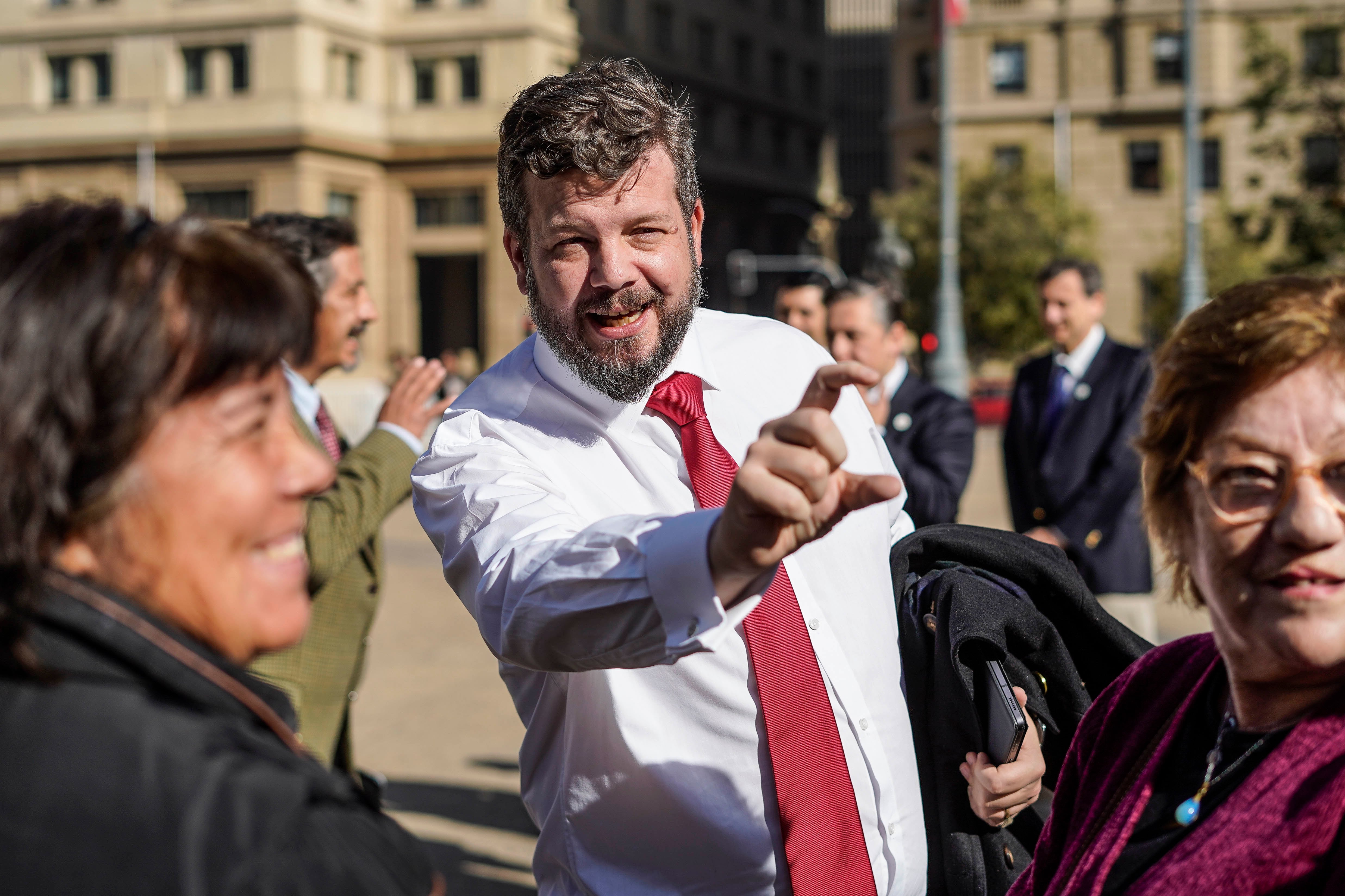 Johannes Kaiser, candidato del Partido Nacional Libertario.