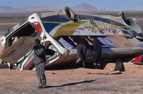 Volcamiento de bus en Calama deja al menos un fallecido y ocho lesionados