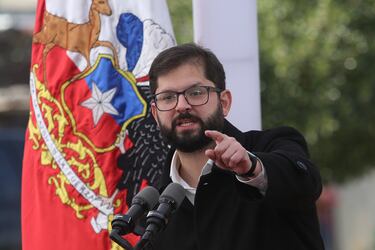 El Presidente Gabriel Boric Font visita la comuna de San Bernardo para anunciar nueva inversión nacional en el marco del plan Chile Apoya en la cual habrán mejoras en infraestructuras
FOTO: DIEGO MARTIN/AGENCIAUNO