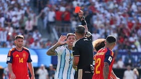 Argentina, con uno menos para la prórroga: revisa la expulsión de Enzo Fernández en la final del Mundial ante España