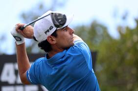 Con un irregular Mito Pereira: Joaquín Niemann se estanca y sale del top 20 en el LIV Golf de Hong Kong