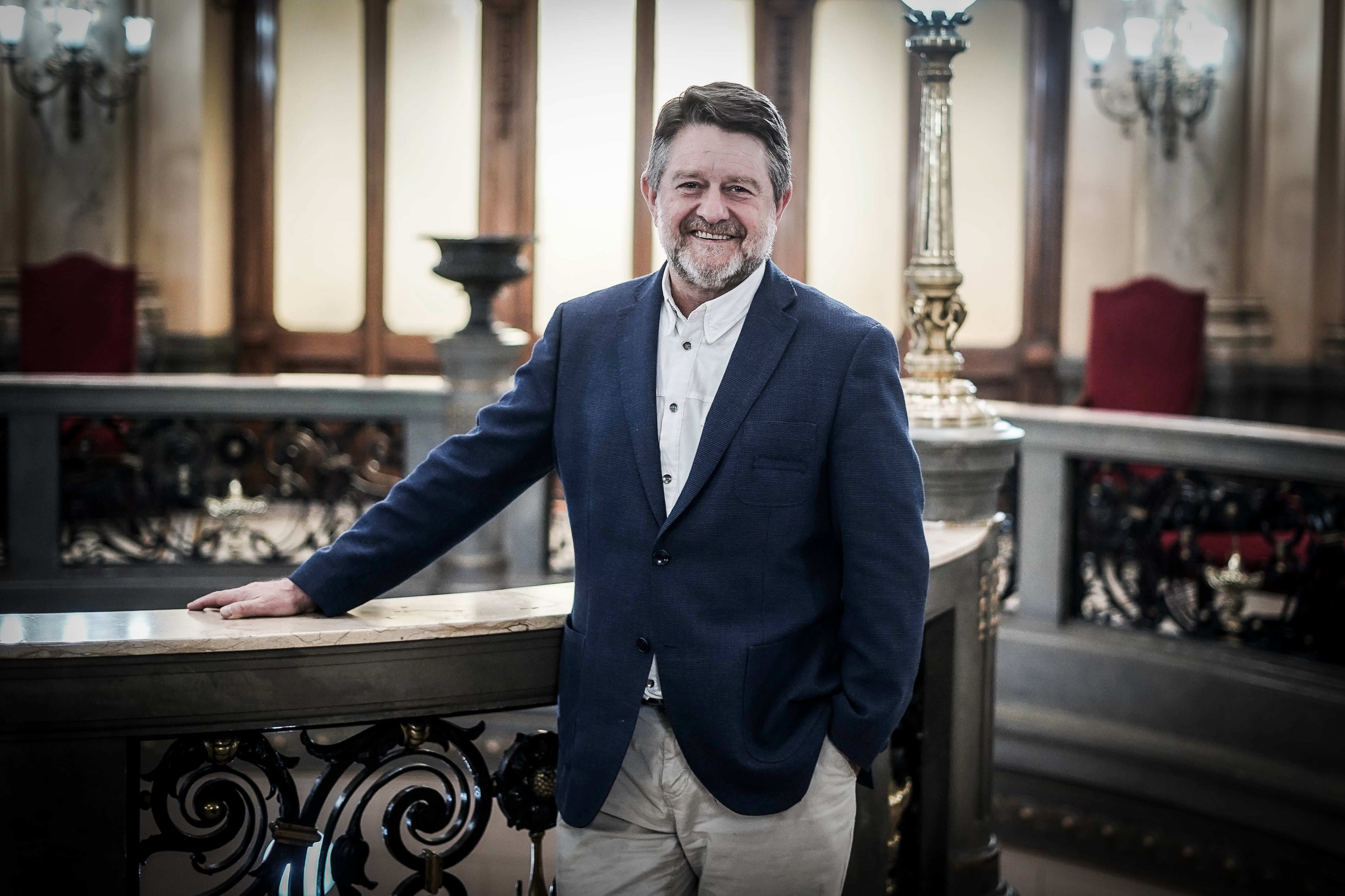 El gobernador de la Región Metropolitana, Claudio Orrego.
Foto: Mario Téllez / La Tercera.