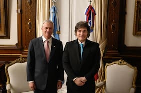 Así recibió Milei a Kast en la Casa Rosada