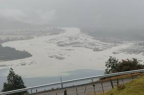 Intensas lluvias provocan cortes de rutas en Aysén: precipitaciones continuarán este domingo