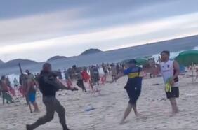 Guerra en Copacabana:  la violencia empaña la antesala de la final de la Copa Libertadores entre Fluminense y Boca Juniors