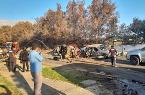 Camión provoca choque múltiple con otros 9 vehículos en Peñalolén: hay dos heridos en riesgo vital