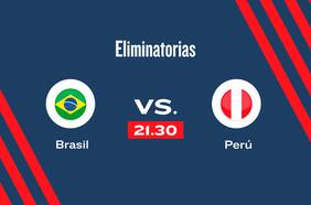 Brasil vs. Perú, 21.30 horas
