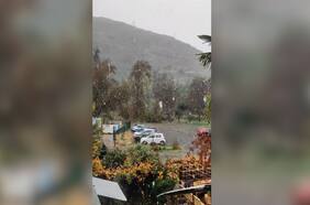 ¡Está nevando en el Cajón del Maipo!