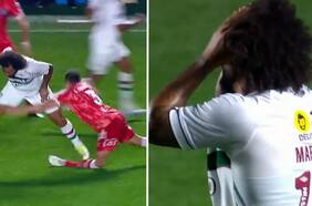 Marcelo explota en llanto: la terrible fractura de jugador de Argentinos Juniors tras la falta del brasileño