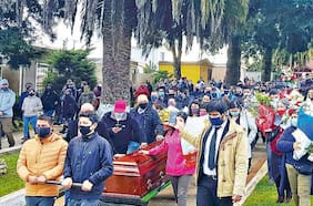 Cañete despidió a joven fallecido por disparo