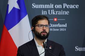 Presidente Boric en la declaración final de la Cumbre por la Paz: “Aspiramos a que Rusia y Ucrania pronto se comprometan a dialogar”