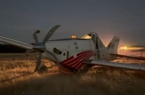 Avioneta que combatía incendios para Conaf aterriza de emergencia en cercanías del aeródromo de Cauquenes