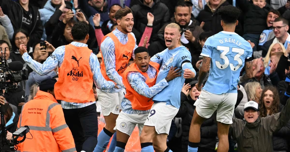 El Derbi de Manchester se tiñe de celeste: el City sale de su complejo presente con una goleada que hunde al United