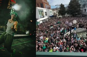 Feid provoca aglomeraciones tras sorpresiva convocatoria en Providencia: municipio descarta autorización