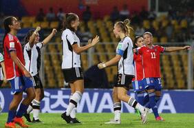 Chile no puede ante el inmenso poderío de Alemania y deberá jugarse la clasificación ante Nigeria en el Mundial femenino Sub 17