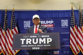 Trump y sus rivales instan a los habitantes de Iowa a enfrentar el frío extremo y a votar en el caucus republicano