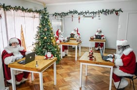 Teletrabajando y con distanciamiento social: la reinvención del Viejito Pascuero