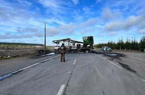 Carabineros detiene a cinco miembros de grupo vinculado a la CAM por ataque incendiario contra camiones en camino a Antuco