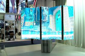 Lanzan al mercado un sorprendente televisor desplegable de 137 pulgadas