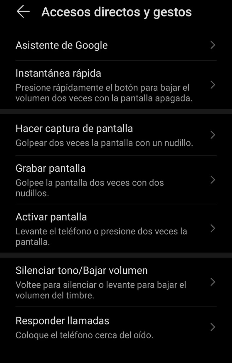 Guía para celulares