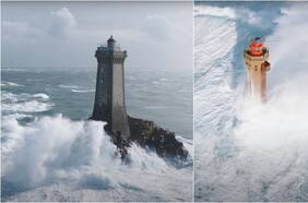 Las increíbles y aterradoras imágenes de un fotógrafo de faros