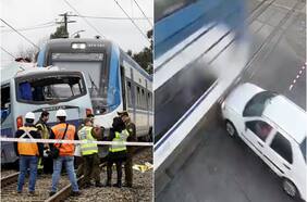 Las impresionantes imágenes que liberó EFE de las malas prácticas en cruces de trenes